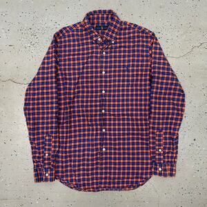 Orange and blue Polo Ralph Lauren button-down shirt